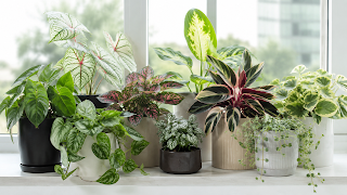 Растения с необычными листьями в условиях мегаполиса